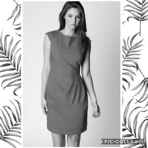 Boohoo Navy Cap Sleeve Dress